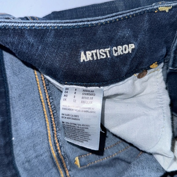 American Eagle Artist Crop Jeans - Picture 6 of 6